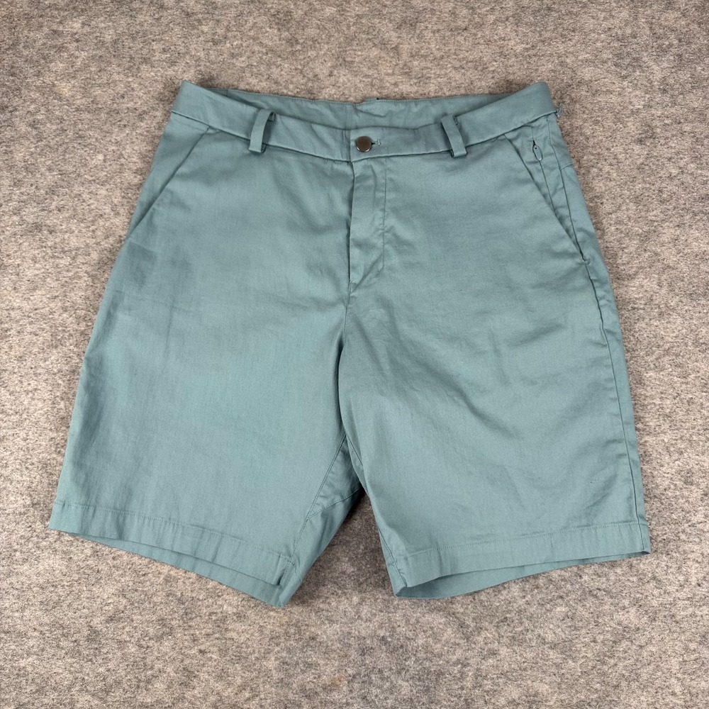 Lululemon Commission Short‎ Slim Chino 9" DWR ABC M7AAAS Mystic Green Mens 32